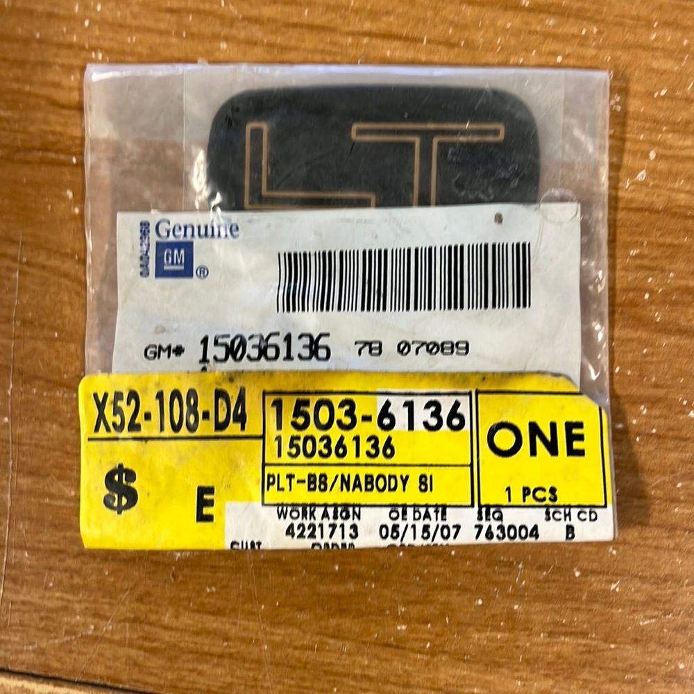COPY - OEM New LT GM Emblem